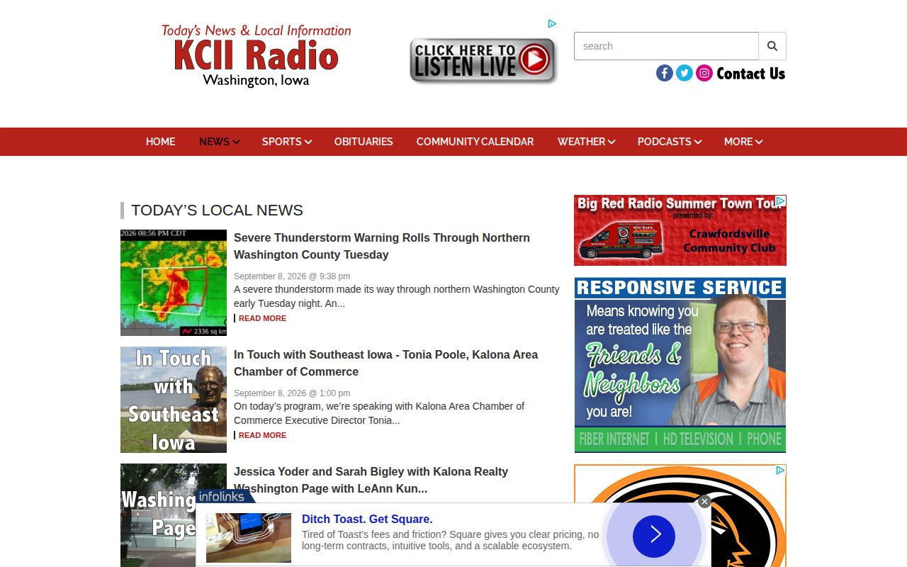 KCII local news coverage relevant to Louisa County arrest reports